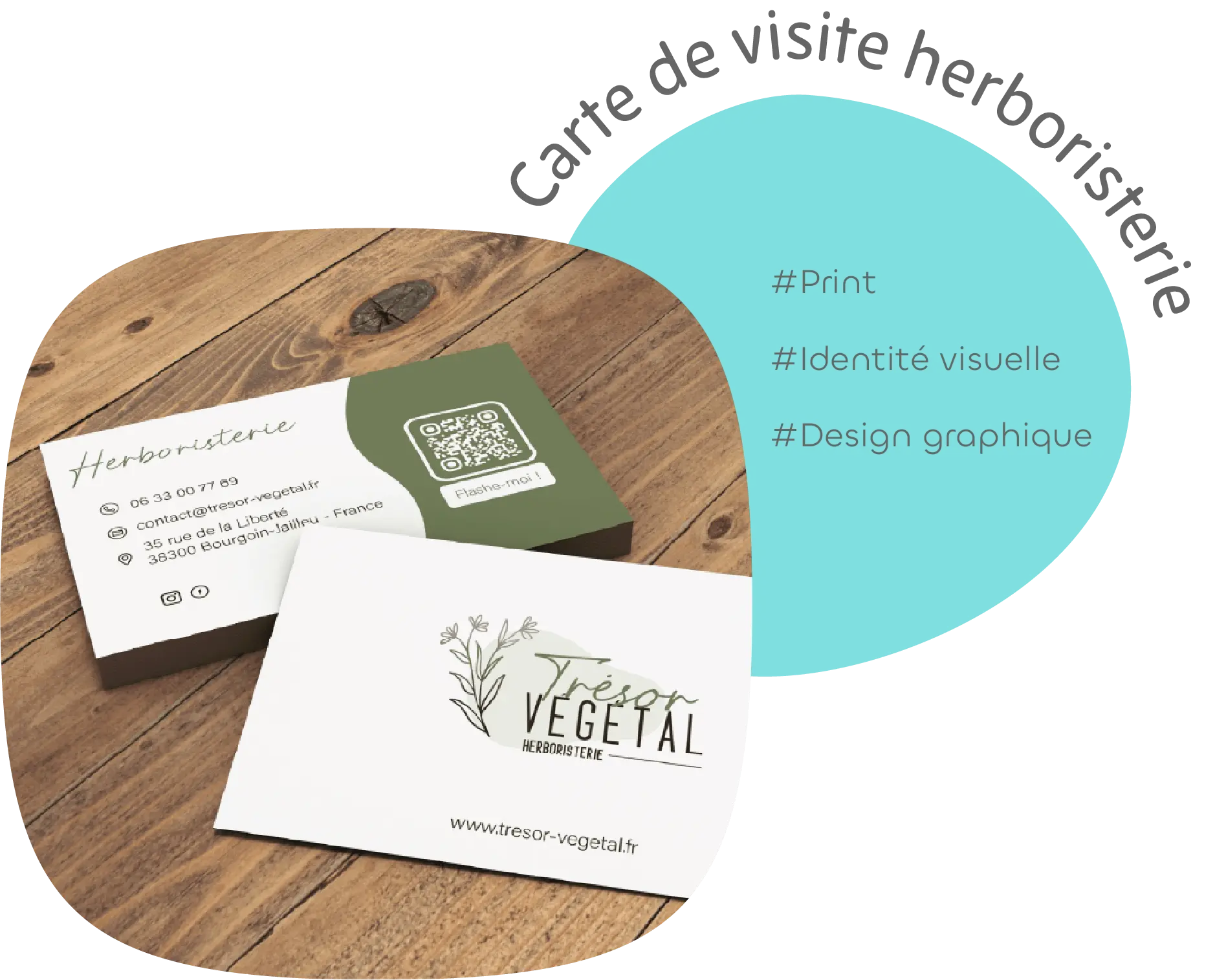 Carte visite herboriste